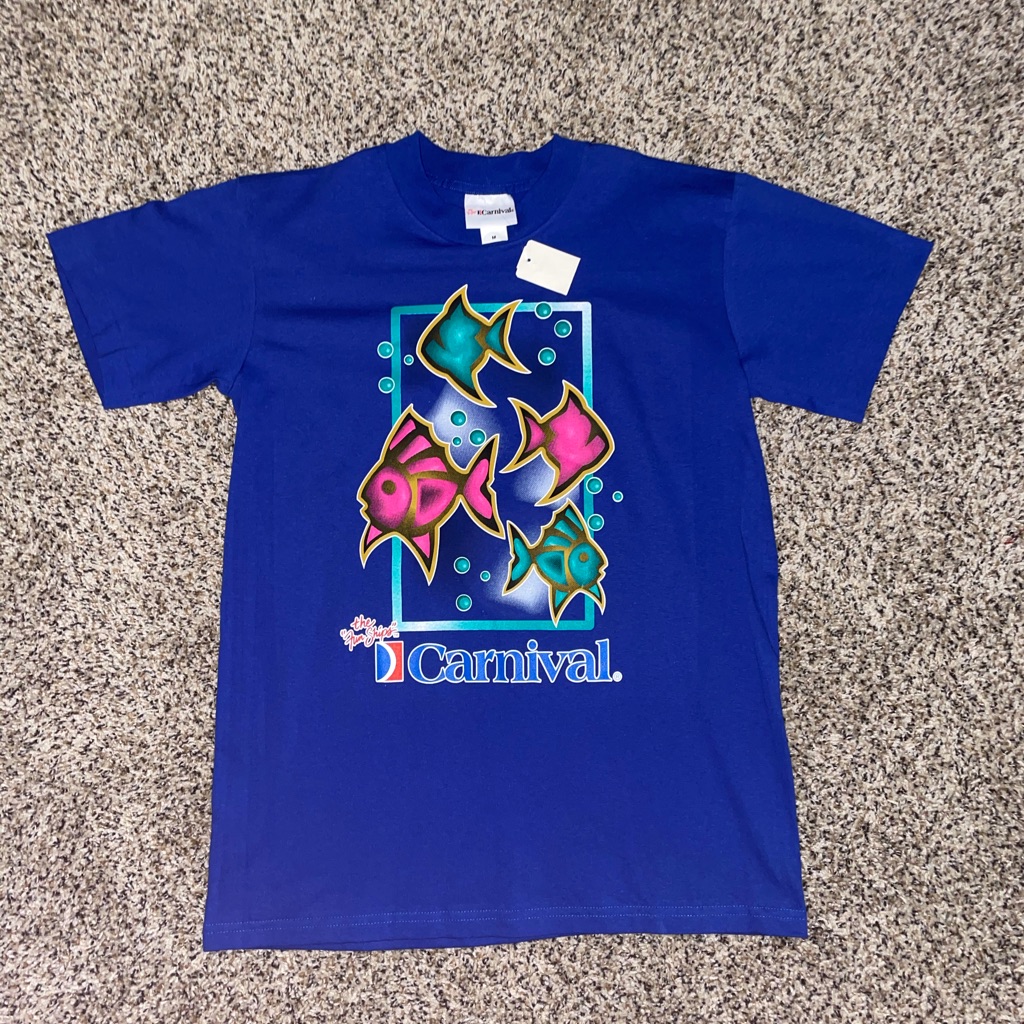 Brand New Single Stitched Carnival Cruise TShirt